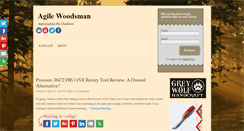 Desktop Screenshot of agilewoodsman.com